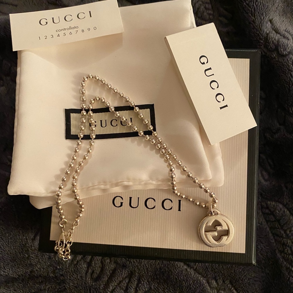 Gucci interlocking G -Sterling Silver 925